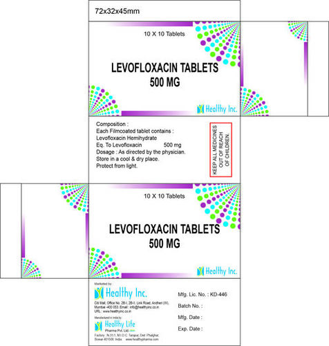 500 mg Levofloxacin Tablets