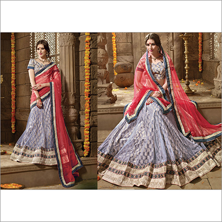 Grey Designer Lehnga