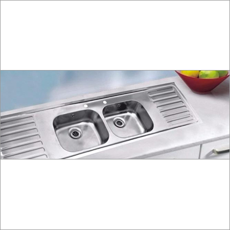 Double Bowl Double Drain Sink