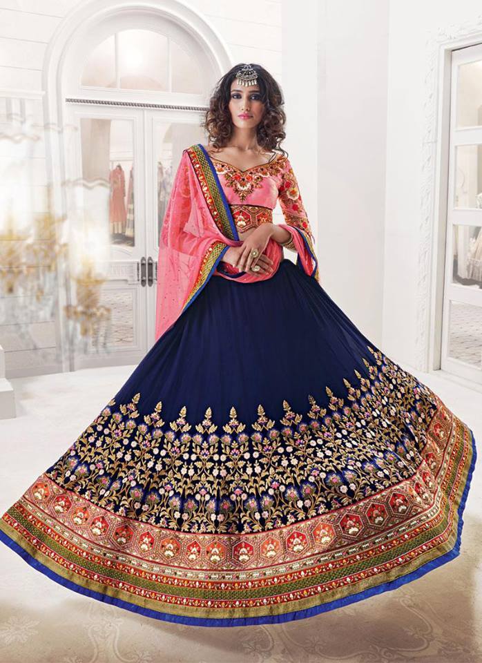 Classy Blue Lehenga
