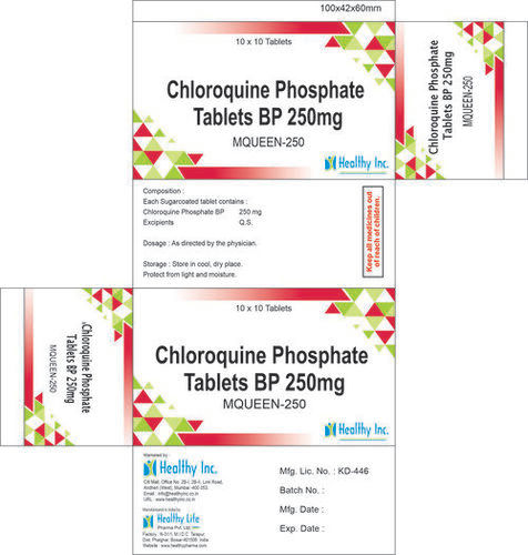250 mg Chloroquine Phosphate Tablets IP
