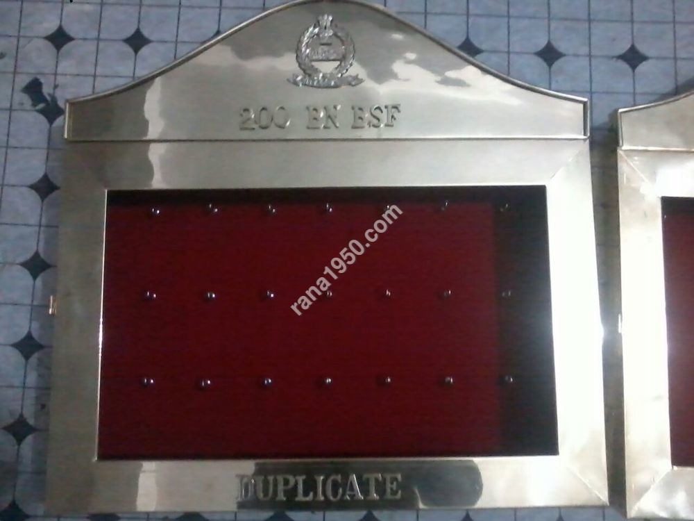 Brass Photo Frame With Engraving