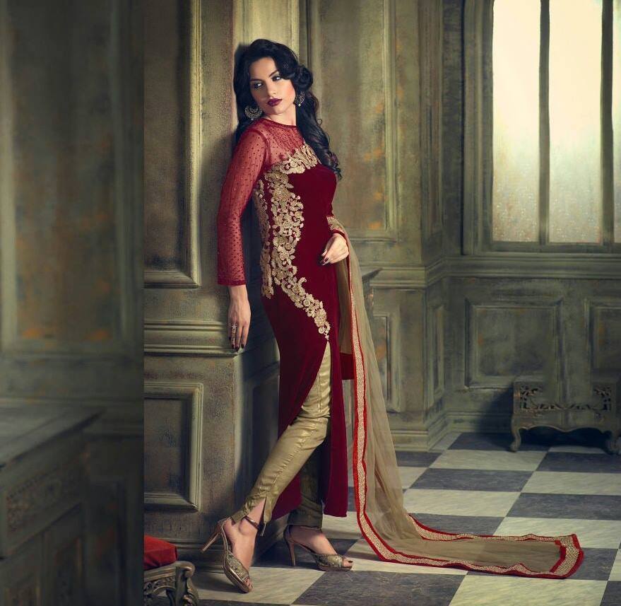 Stylish Designer Party Wear Suit