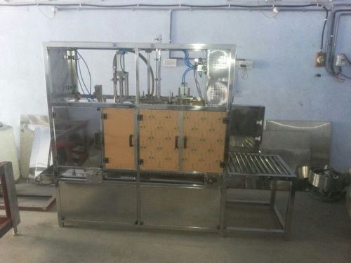 Silver Automatic Jar Filling Machine