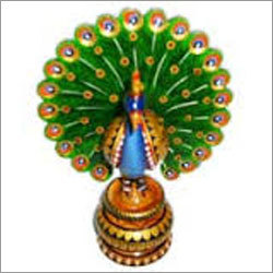Wooden Peacock