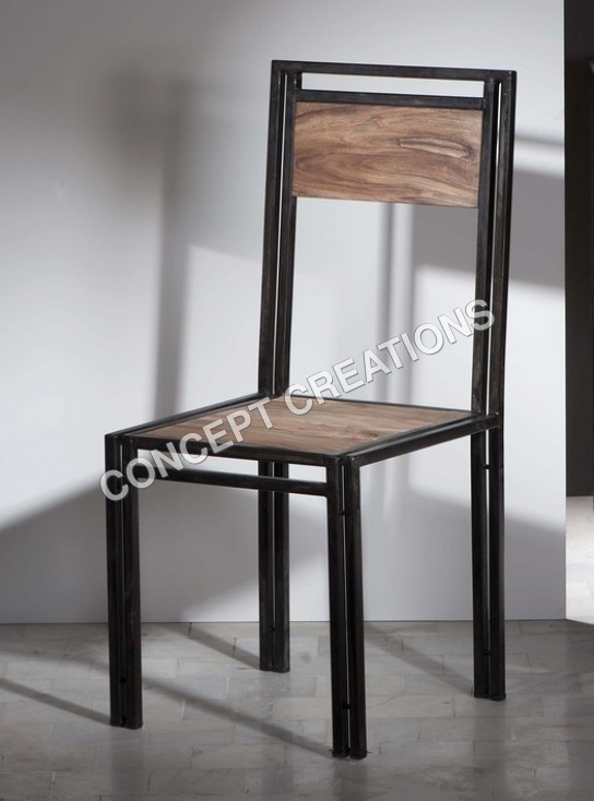 Iron Wooden Chair