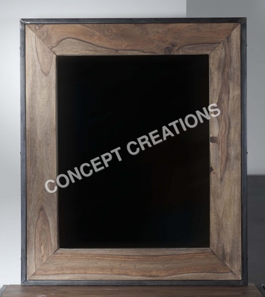 Iron Wooden Mirror Frame