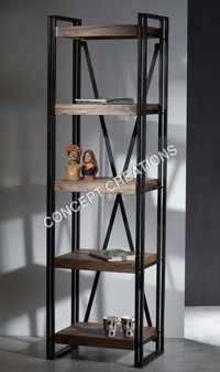 Iron Wooden Bookrack