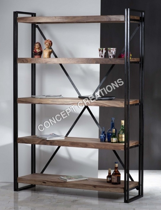 Iron Wooden Bookrack