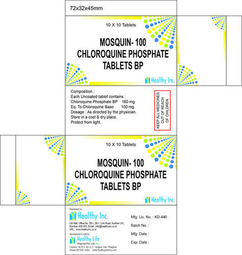160 mg Chloroquine phosphate Tablets