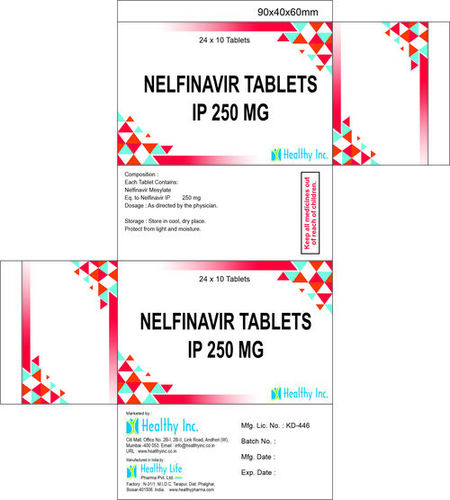 250 mg Nelfinavir Tablets