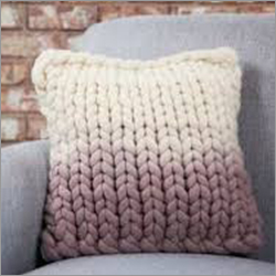 Designer Cushion - Wool Blend 16x16 Inches Mauve, Soft Comfort, Stylish Durable Material