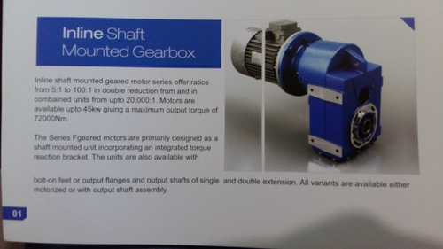 Inline Shaft Gearbox
