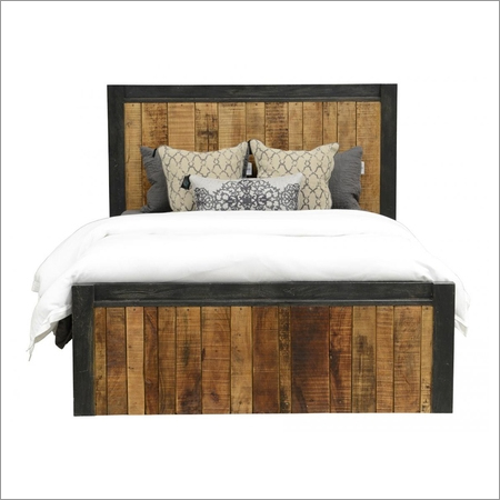 Reclaimed Wood Panel Bed Eastern King