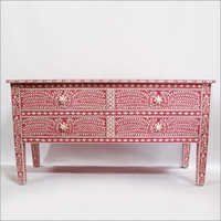 Pink Inlay Dresser