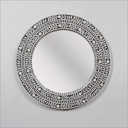 Round Inlay Mirror Frame By SHRIMAN EXPORTS