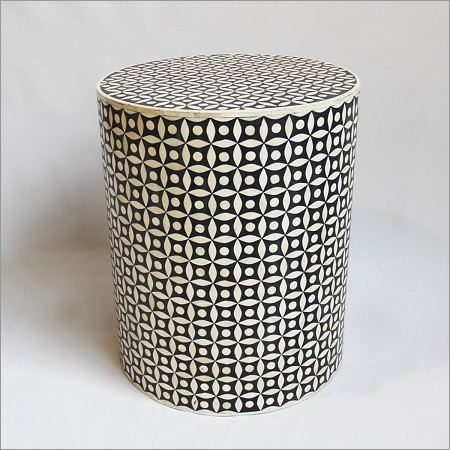 Inlay Round Stool