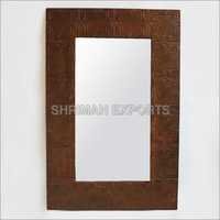 Rusted Industrial Ceiling Tin Mirror