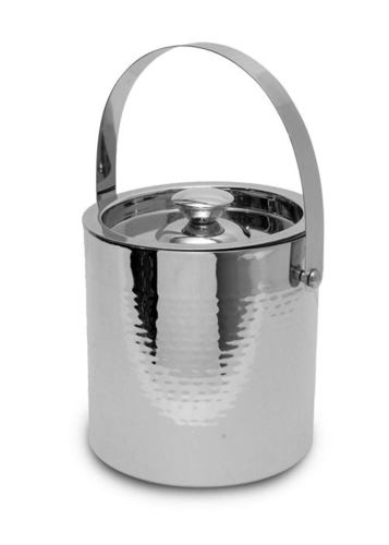 Metallic Stainless Steel Double Wall Ice Bucket