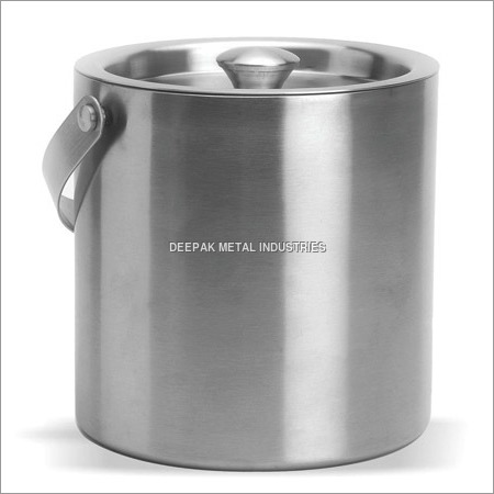 Metallic Stainless Steel Ice Bucket