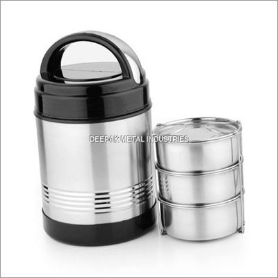 Silver Insulated Tiffin Box