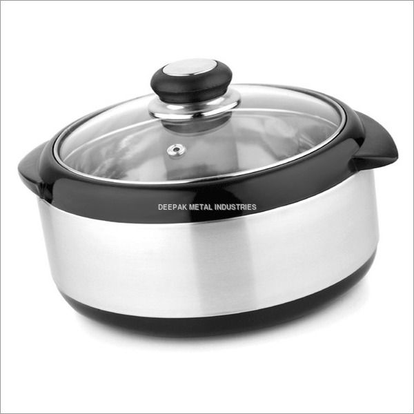 Silver Parkhi Insulated Casserole