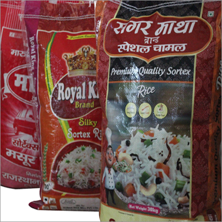 Printed Rice Bags