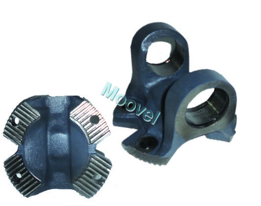 Silver And Black Flange Yoke Cross Holder