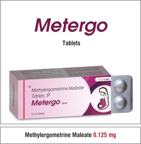 Methylergometrine Maleate 0.125 mg. Tablets