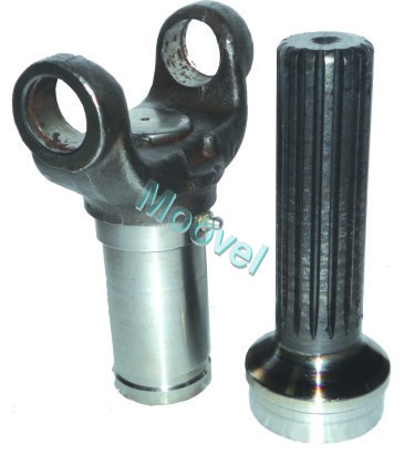 Full Sleeve Yoke & Teeth Set - Stainless Steel, 500-2000 Grams Weight | Polished Silver and Black Finish