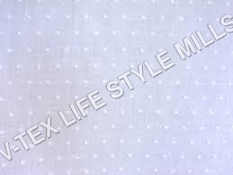 Dobby White Shirting Fabric