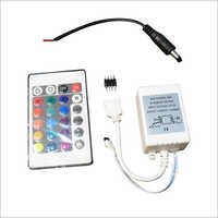 Rgb Light Remote Controller - Pvc & Metal | White & Black, 315 Mhz Frequency, Easy To Mount, Durable And Sturdy Design