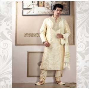 Bawree Mens Silk Kurta Pyjama
