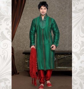Fab Green Kurta Pyjama