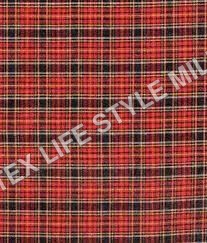 Polyster Cotton Checks Fabric