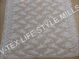 Polyster Cotton White Fabric
