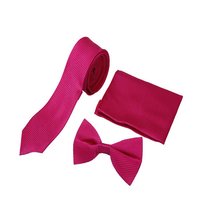 Men Casual Pink Tie & Bow