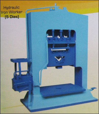 Blue Hydraulic Ironworker