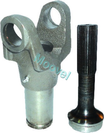 Silver And Black Sleeve Yoke & Teeth Set