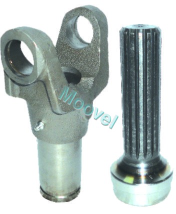 Silver And Black Sleeve Yoke & Teeth Set