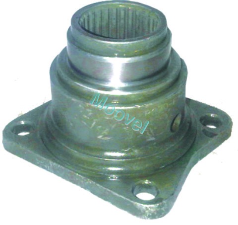 Pinion Coupling Flange - Stainless Steel, 400-700 Grams | Silver, Round, Rigid Design