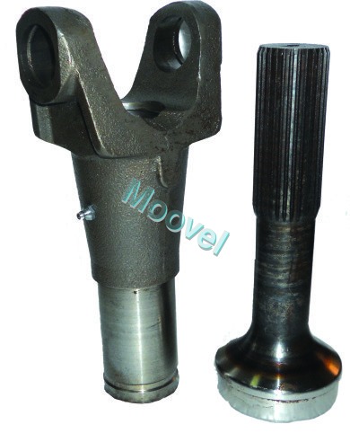 Silver And Black Sleeve Yoke & Teeth Set