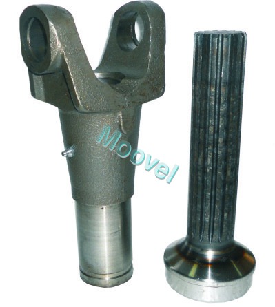 Silver And Black Sleeve Yoke & Teeth Set