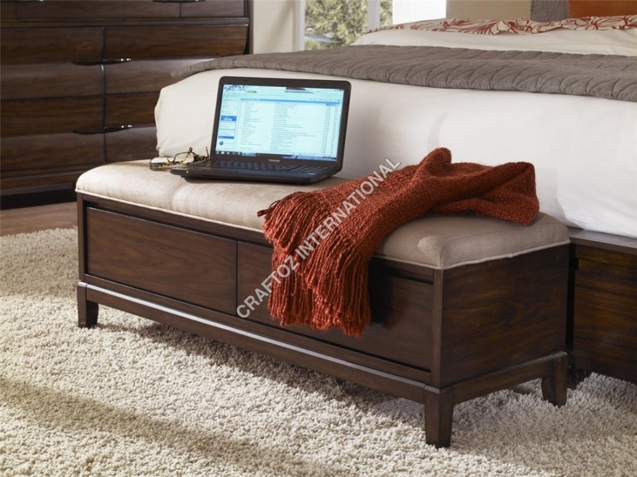 Modern Wooden Bedroom bench