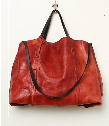 Blood Red And Orange Shade Wholesale Handbag Woman Leather, Spacious Interior, Two Handles, Shoulder Strap, Stylish Design