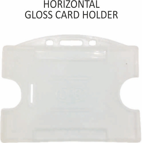 HORIZONTAL GLOSS CARD HOLDER