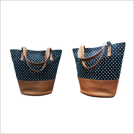 Bule With Brown Shade Lady Genuine Leather Bag Han