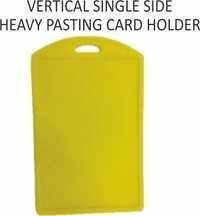 VERTICAL SINGLE SIDE HEAVY PASTING CARD HOLDER