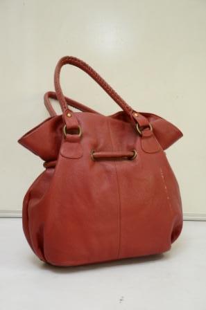 Simple Women Leather Handbag
