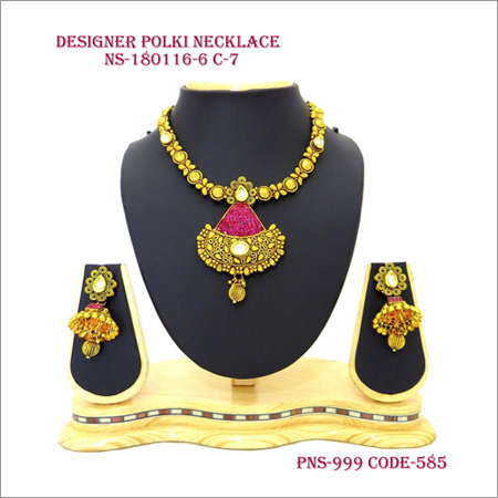 Designer Antique Polki Necklace